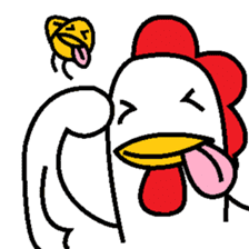 (Wordless)The Chicken Brothers sticker #11552264