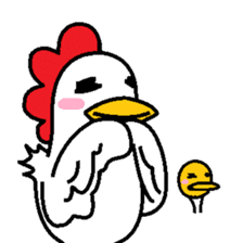 (Wordless)The Chicken Brothers sticker #11552266