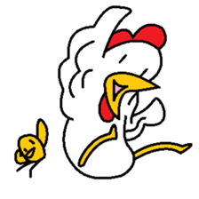 (Wordless)The Chicken Brothers sticker #11552271