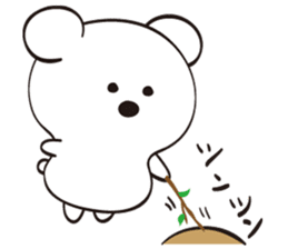 Snow White Bear sticker #11552497