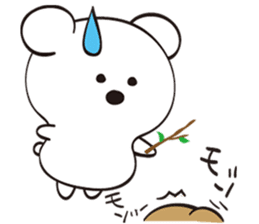 Snow White Bear sticker #11552498