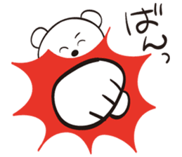 Snow White Bear sticker #11552508