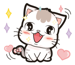 A Lazy Pussycat+ sticker #11552626