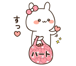 Lovely uruuru rabbit sticker #11552735