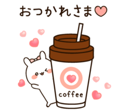 Lovely uruuru rabbit sticker #11552746