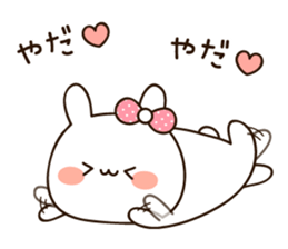 Lovely uruuru rabbit sticker #11552761