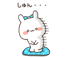 Lovely uruuru rabbit sticker #11552764