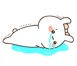 Lovely uruuru rabbit sticker #11552765