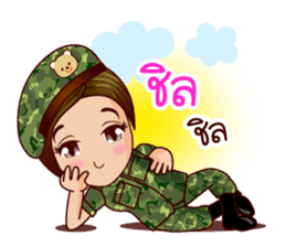 Nam Tan Cutie Soldier sticker #11552814