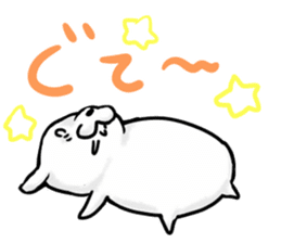 onigiri dog rice ball sticker #11553101