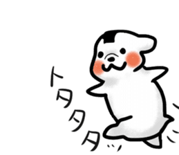 onigiri dog rice ball sticker #11553126