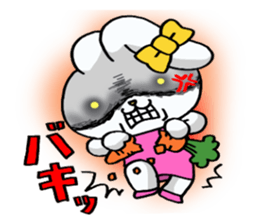 Jealousy rabbit3! sticker #11553135