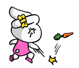 Jealousy rabbit3! sticker #11553152