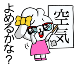 Jealousy rabbit3! sticker #11553160