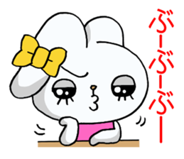 Jealousy rabbit3! sticker #11553162