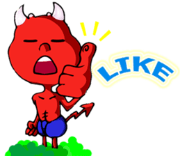 Little Red Devil sticker #11553223