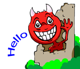 Little Red Devil sticker #11553236