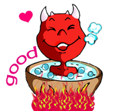 Little Red Devil sticker #11553240