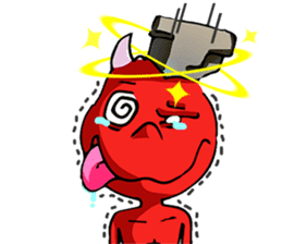 Little Red Devil sticker #11553245