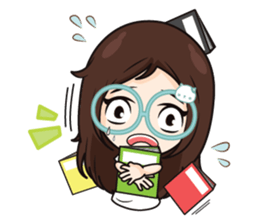 Nadd Jung The office girl+ sticker #11553254