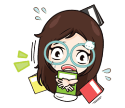 Nadd Jung The office girl+ sticker #11553254