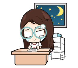 Nadd Jung The office girl+ sticker #11553257