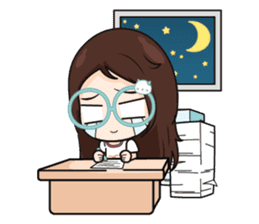 Nadd Jung The office girl+ sticker #11553257