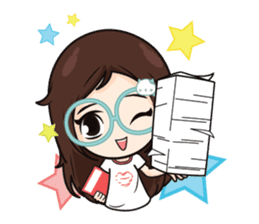 Nadd Jung The office girl+ sticker #11553258