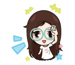 Nadd Jung The office girl+ sticker #11553260