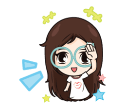 Nadd Jung The office girl+ sticker #11553260