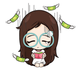 Nadd Jung The office girl+ sticker #11553261