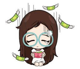 Nadd Jung The office girl+ sticker #11553261