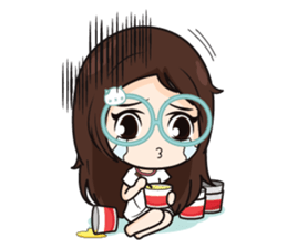 Nadd Jung The office girl+ sticker #11553262