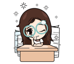 Nadd Jung The office girl+ sticker #11553265
