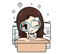 Nadd Jung The office girl+ sticker #11553265
