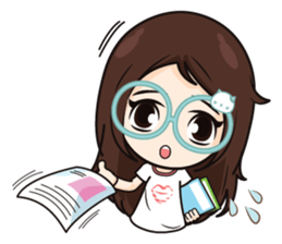 Nadd Jung The office girl+ sticker #11553267