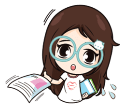 Nadd Jung The office girl+ sticker #11553267