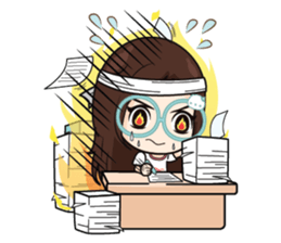 Nadd Jung The office girl+ sticker #11553270