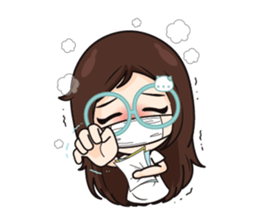 Nadd Jung The office girl+ sticker #11553271