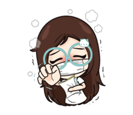 Nadd Jung The office girl+ sticker #11553271