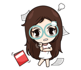 Nadd Jung The office girl+ sticker #11553273