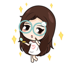 Nadd Jung The office girl+ sticker #11553275