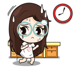 Nadd Jung The office girl+ sticker #11553276