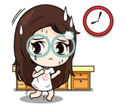 Nadd Jung The office girl+ sticker #11553276