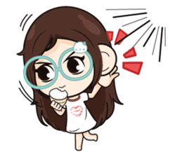 Nadd Jung The office girl+ sticker #11553280