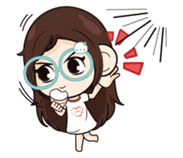 Nadd Jung The office girl+ sticker #11553280