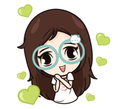 Nadd Jung The office girl+ sticker #11553281