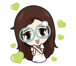 Nadd Jung The office girl+ sticker #11553281