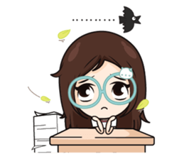 Nadd Jung The office girl+ sticker #11553282