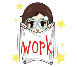 Nadd Jung The office girl+ sticker #11553286